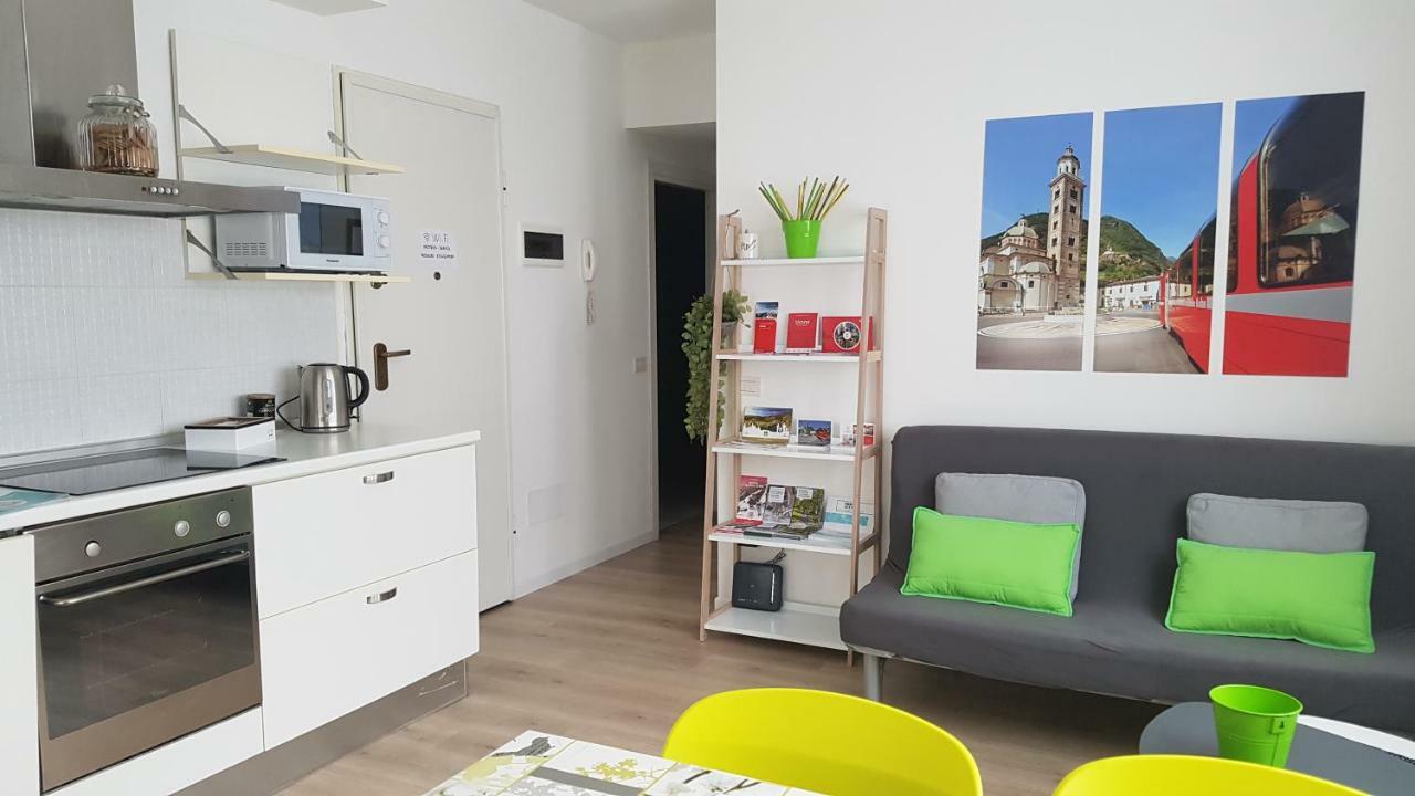Le Stanze Del Trenino Rosso Apartment Tirano Ngoại thất bức ảnh